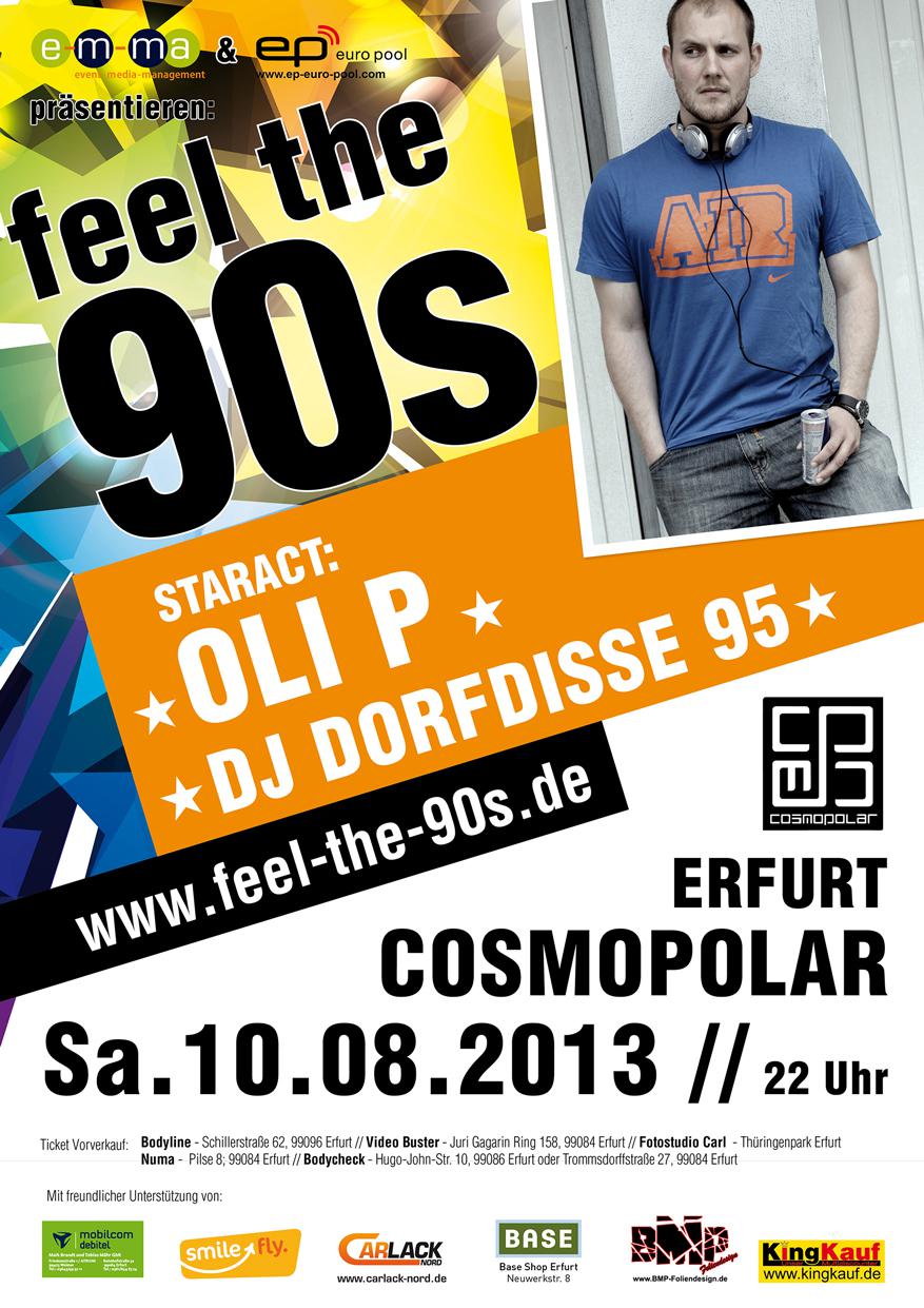 FEEL THE 90s - Staract: Oli P LIVE (Oli´s Birthday Bash) & DJ Dorfdisse 95